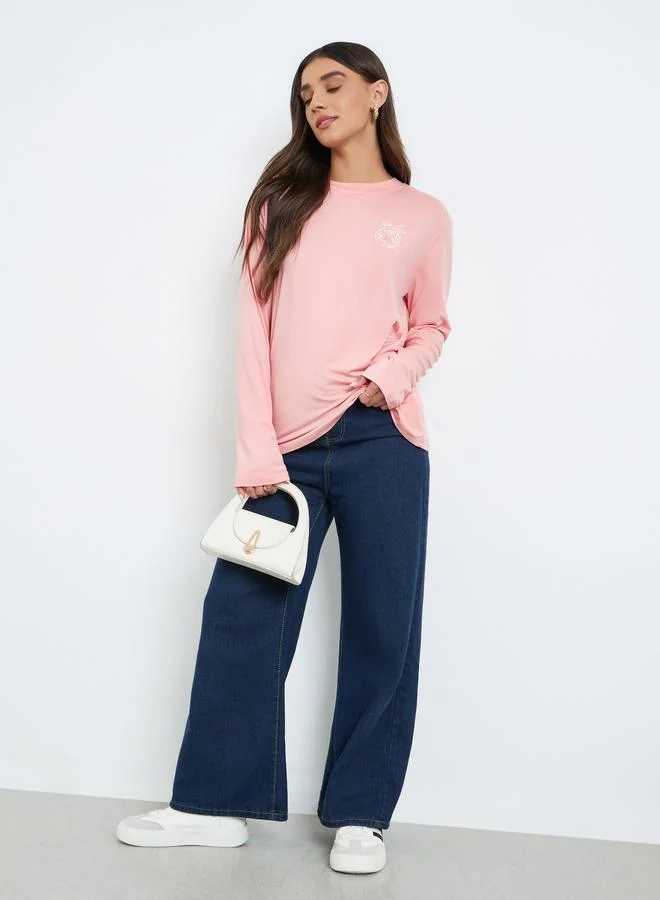 ستايلي تيشيرت نسائي بطبعة فاكهة غرافيك